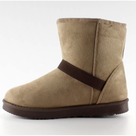 Emusy för damer med fransar K1661504 Taupe beige 2