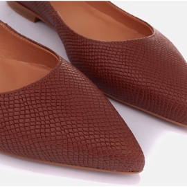 Marco Shoes Subtila ballerinor brun 2