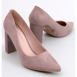 Annette Khaki Heel Pumps brun 1