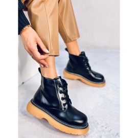 Gaia BLACK+Y bovver stövlar svart 1