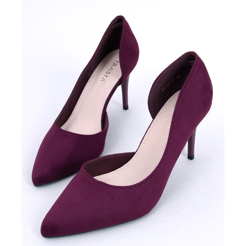 Samira Wine cutout mockaklackar violett 1