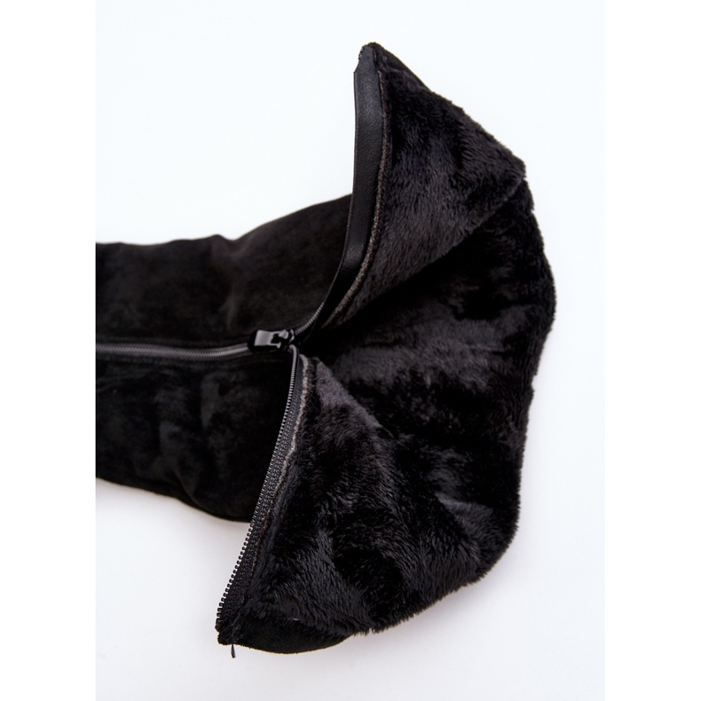 Mockastövlar för kvinnor på S.Barski-plattformen, svarta 1