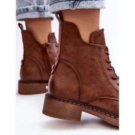 Klassiska platt stövlar för kvinnor Brun Ballisa 1