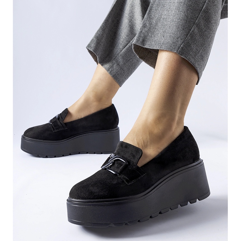 Svarta Medical plattform loafers 1