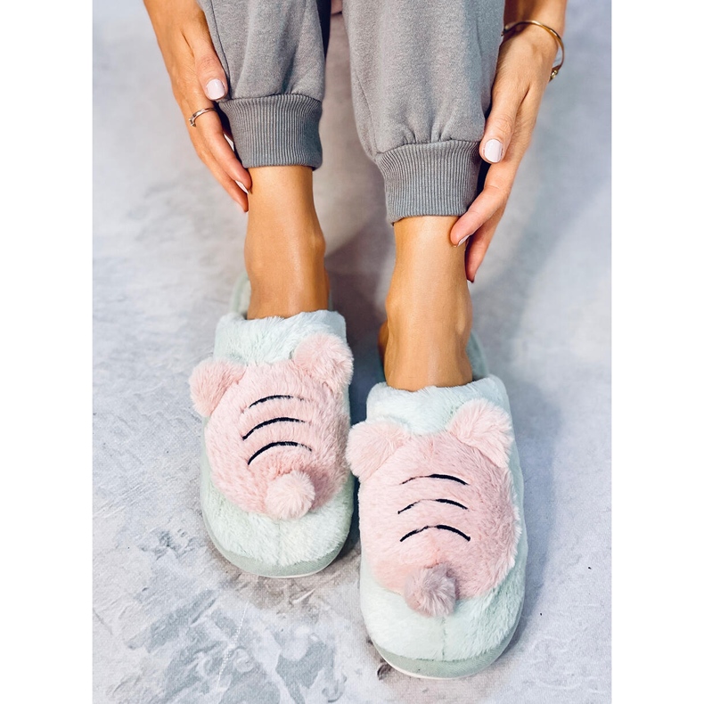 Damtofflor Pearl Mint grön 1