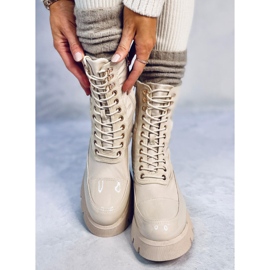 Snörstövlar Merced Beige 1