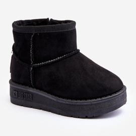 Barnisolerade Slip-On Snow Boots Black Big Star MM374100 svart 1