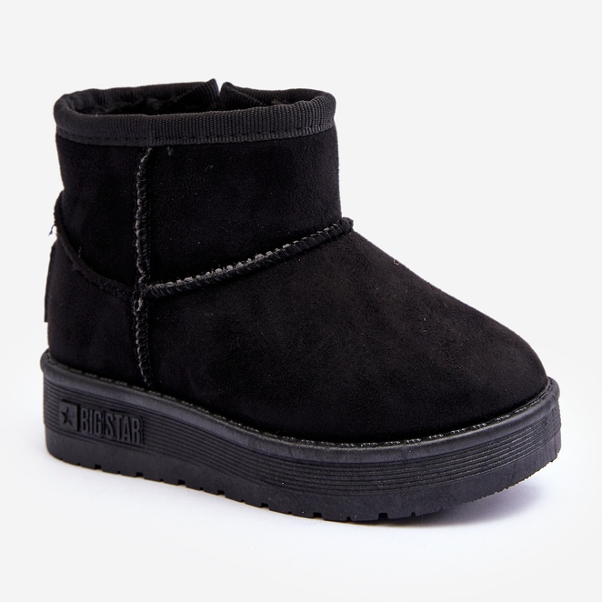 Barnisolerade Slip-On Snow Boots Black Big Star MM374100 svart 1