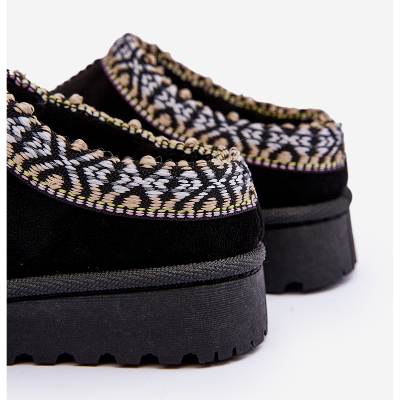 Isolerade barntofflor Svart Olivane 1