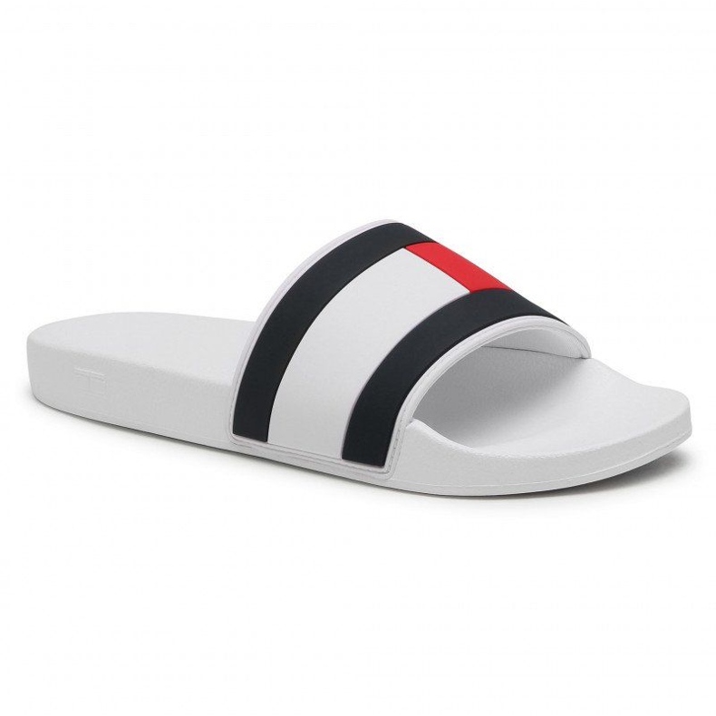 Tommy Hilfiger Essential Flag Pool Slide M flipflops FM0FM03484-YBR vit 1