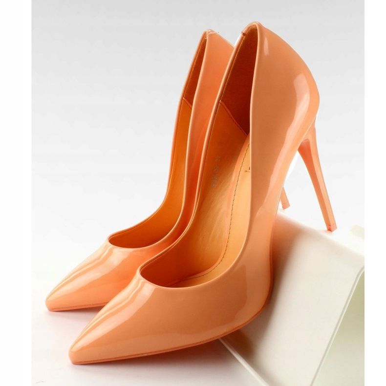 Slät lackerad E396 Orange stift 1