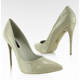 Släta lackerade stift E396 Olive mångfärgad grön 1