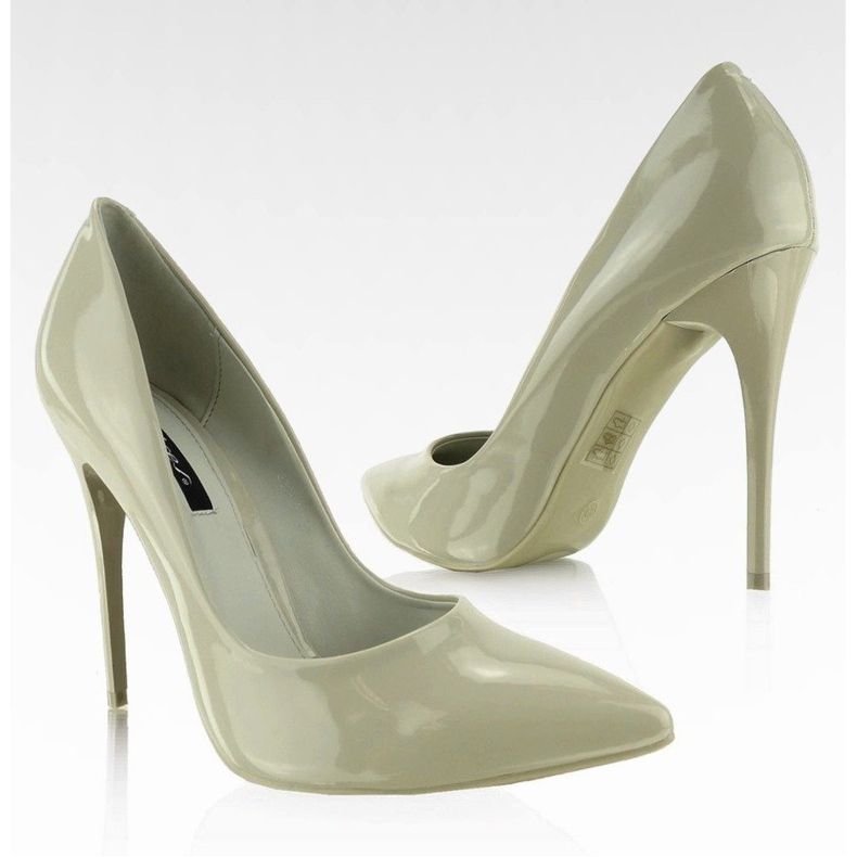 Släta lackerade stift E396 Olive mångfärgad grön 1