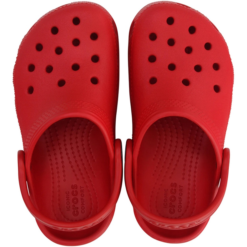 Crocs Toddler Classic Clog barnträskor röd 206990 6EN 2