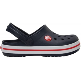 Crocs Kids Crocband Clog barnträskor marinblå och röd 207006 485 1