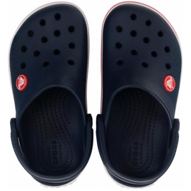 Crocs Kids Crocband Clog barnträskor marinblå och röd 207006 485 2