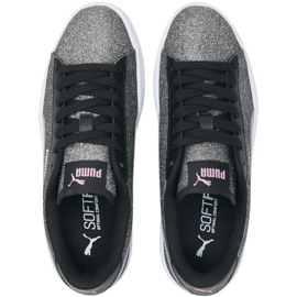 Barnskor Puma Smash v2 Glitz Glam silver 367377 26 2