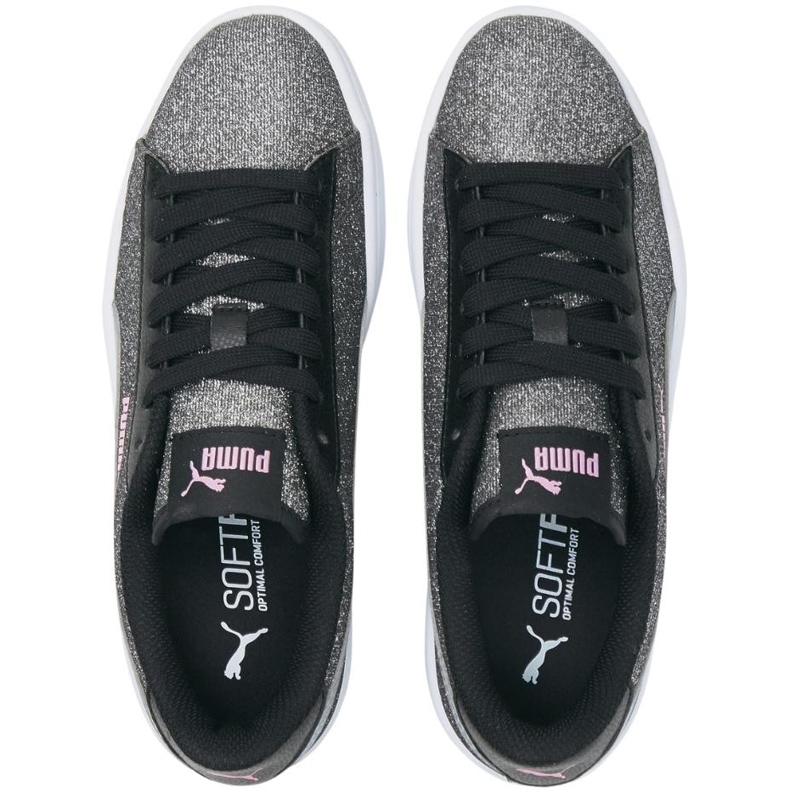 Barnskor Puma Smash v2 Glitz Glam silver 367377 26 silver- 2