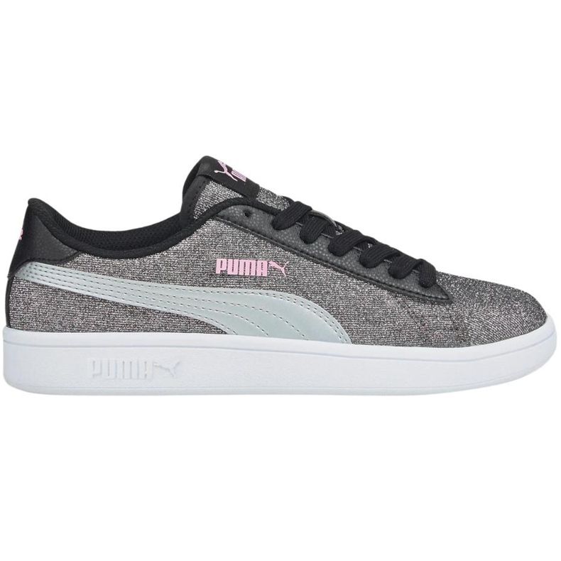 Barnskor Puma Smash v2 Glitz Glam silver 367377 26 1