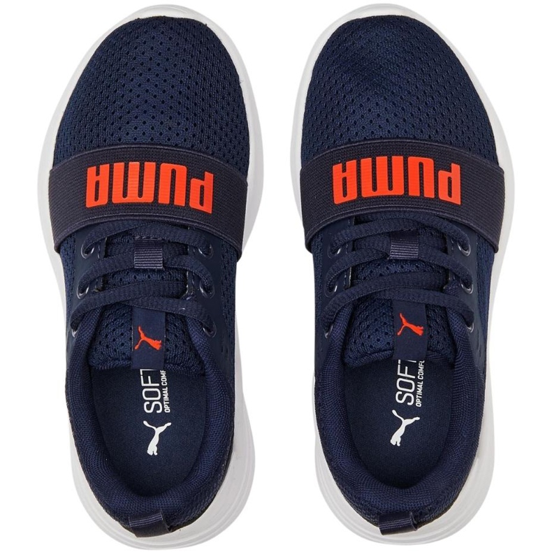 Puma Wired Run Ps barnskor, marinblå 374216 21 2
