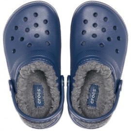 Crocs Fodrad Clog barnträskor, marinblå 207009 459 2
