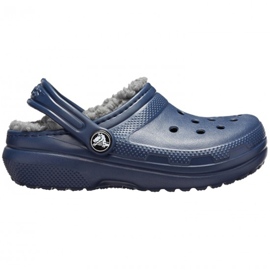 Crocs Fodrad Clog barnträskor, marinblå 207009 459 1