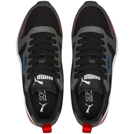 Puma R78 Jr barnskor svart-grå-blå 373616 29 vit 2