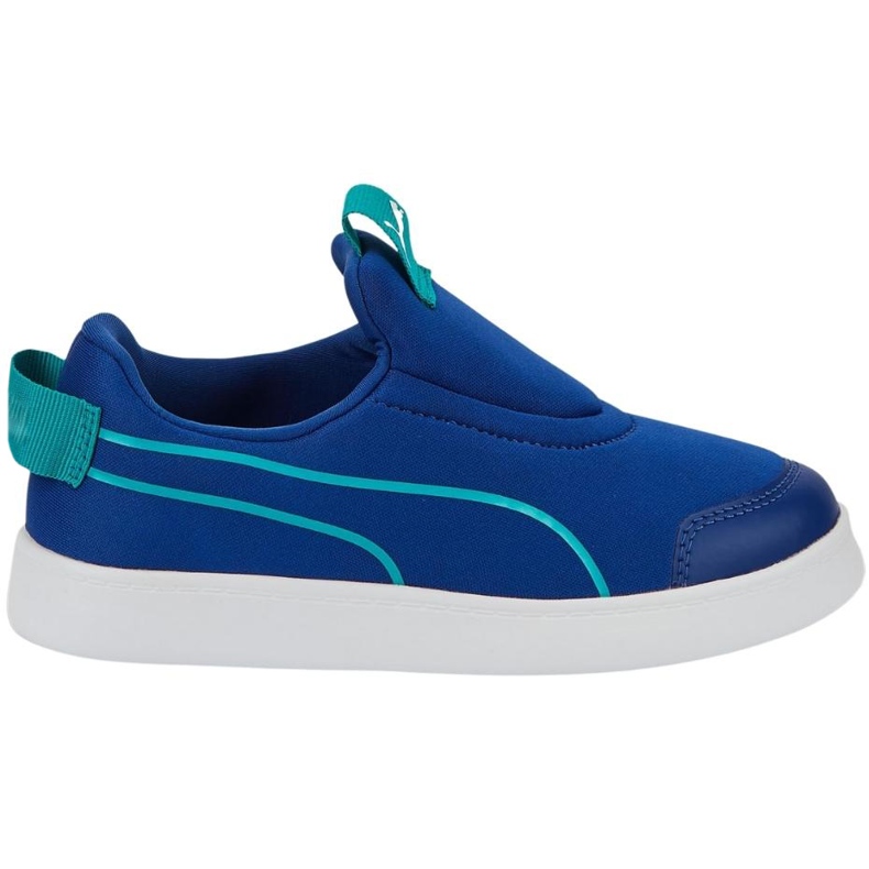 Puma Courtflex v2 Slip On Ps barnskor blå 374858 11 1