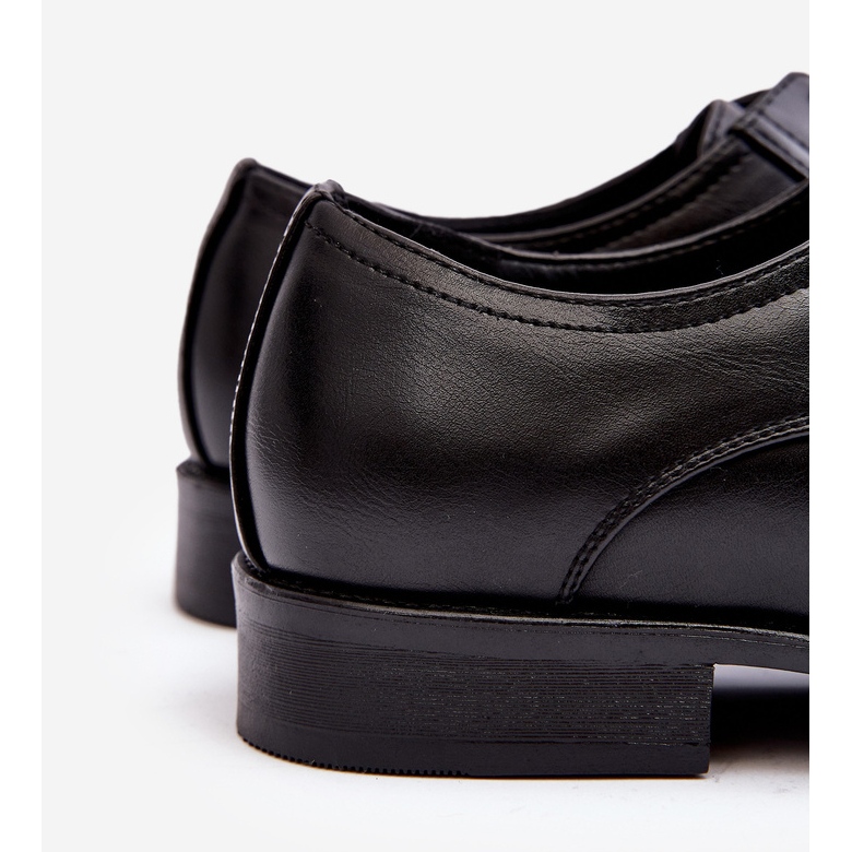 Läderskor för män Svart Harene 2