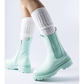 Ljusgröna lätt isolerade Bethesda ankelboots 1