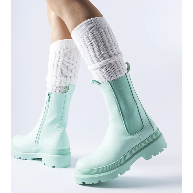 Ljusgröna lätt isolerade Bethesda ankelboots 1