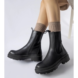 Svarta lätt isolerade Bethesda ankelstövlar 1