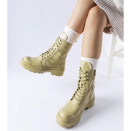 Gröna platta stövlar med Zacharie-skydd 1