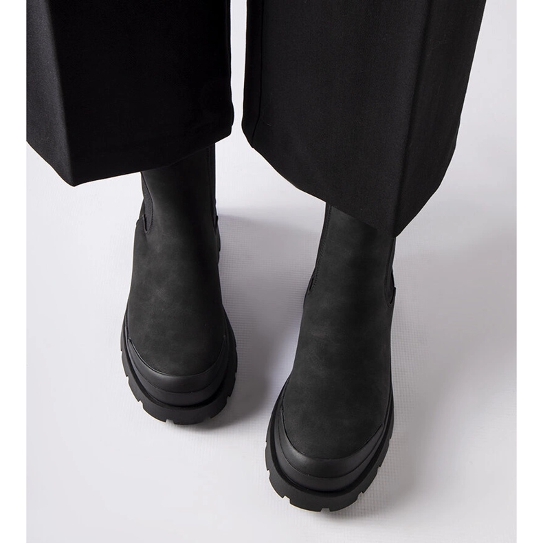 Black Big Star MM274319 slip-on ankelboots svart 1