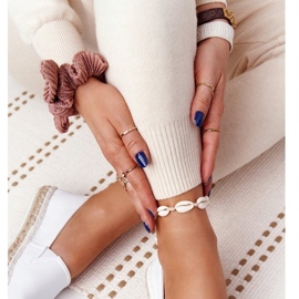 Läder Espadriller På En Flätad Sula Big Star HH274506 Vit 3