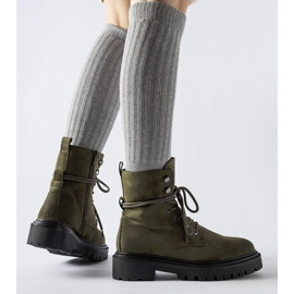 Gröna platta stövlar med Brattle-skydd 1