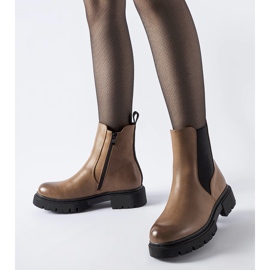 Bruna isolerade Piedalue ankelstövlar 1