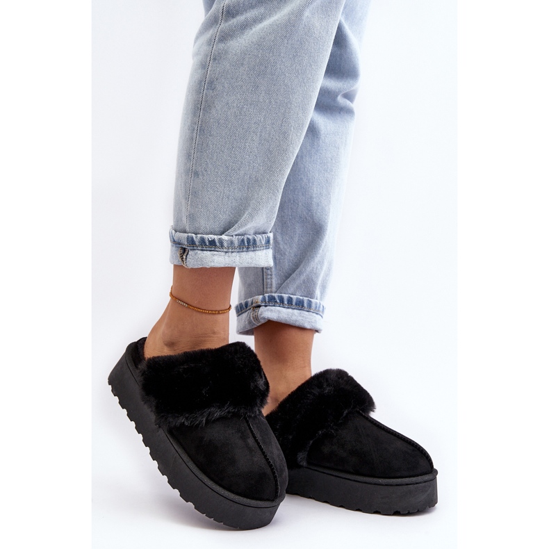 Kvinnors snökängor på plattformen svarta Phiniopis 2