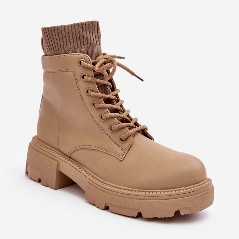 Damstövlar med strumpor Beige Rivella 2