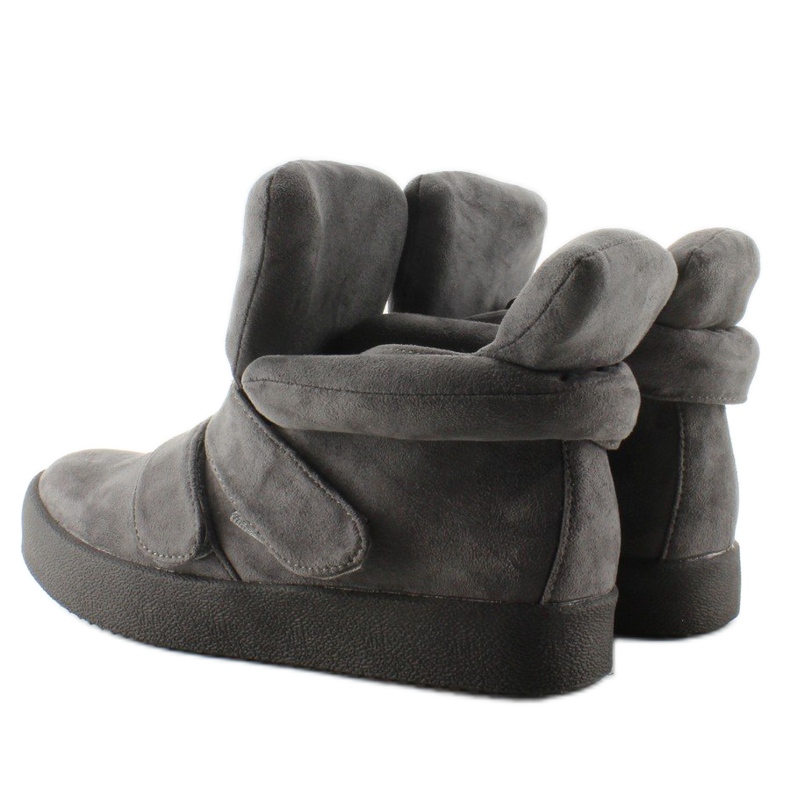 GF-jx29 Grå sneakers i mocka 1