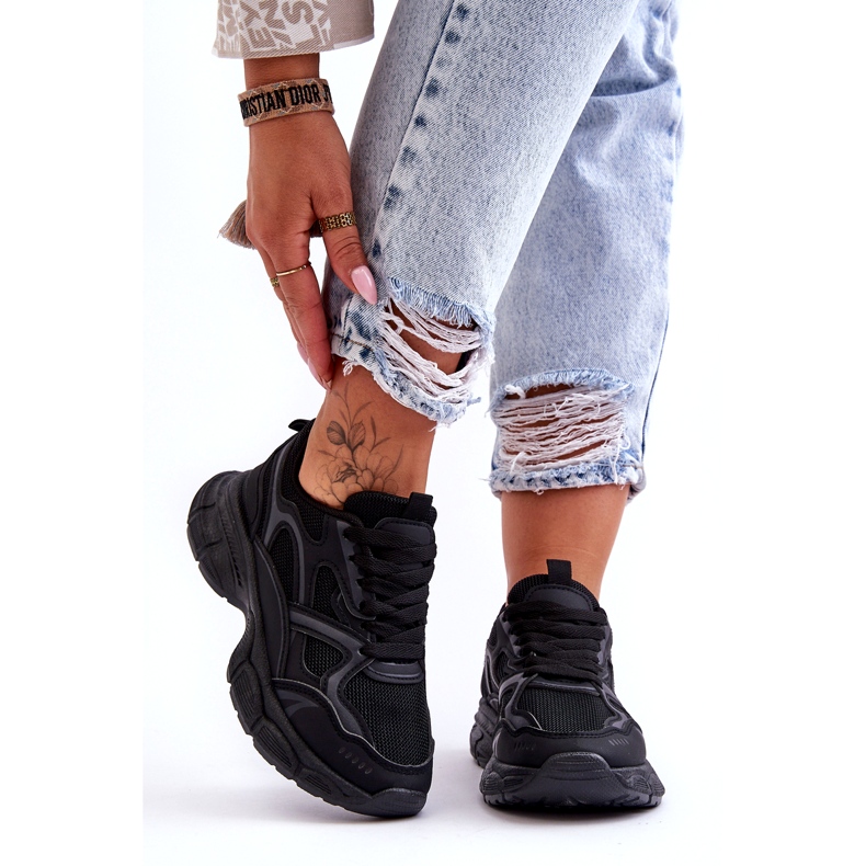 Svarta sportskor för kvinnor 7