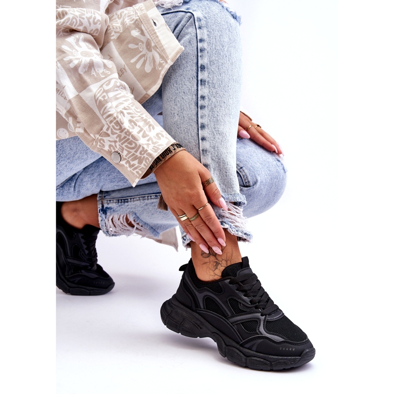 Svarta sportskor för kvinnor 4