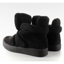 GF-jx29 Svarta sneakers i mocka 1