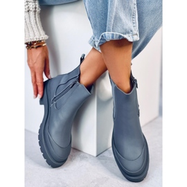 Carey LT.BLÅ Jodhpur stövlar 1