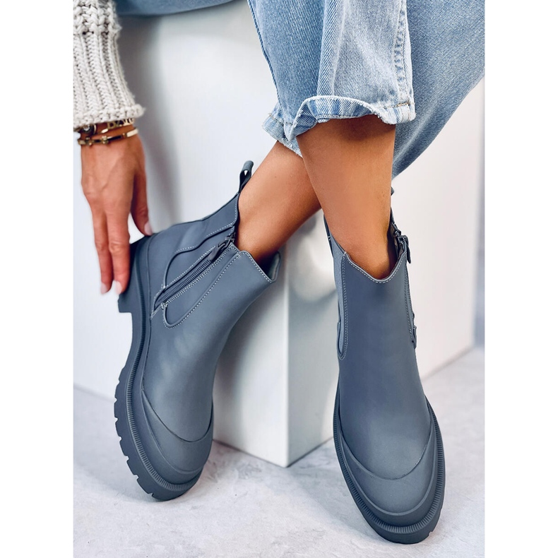 Carey LT.BLÅ Jodhpur stövlar 1