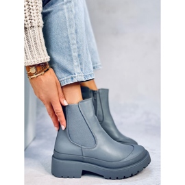 Carey LT.BLÅ Jodhpur stövlar 2