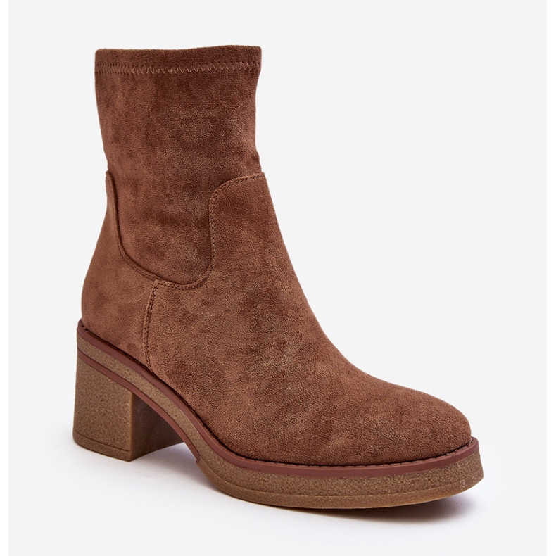 Ankelstövlar för kvinnor Brun Argastis 2