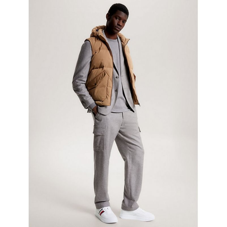 Tommy Hilfiger Supercup Lealther Stripes M skor FM0FM04824YBS vit 1