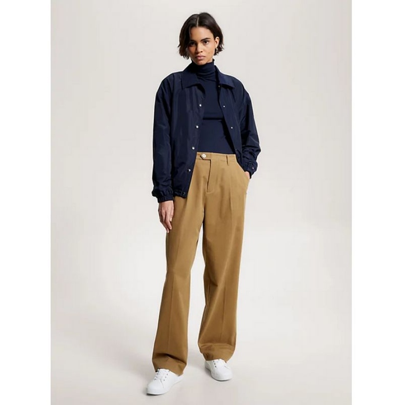 Tommy Hilfiger Golden Hw Court Sneaker W skor FW0FW075600K7 vit 1