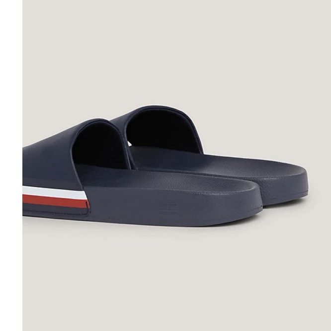 Tommy Hilfiger Corporate Hilfiger Pool Slide M FM0FM04853DW5 flipflops blå 1